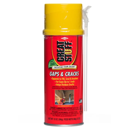 Dow Insulation Spray Foam Sealant, 12 oz, Aerosol Can 157901